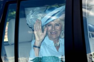The Duchess of Cornwall wore pale blue to the Princess Charlotte christening2.jpg